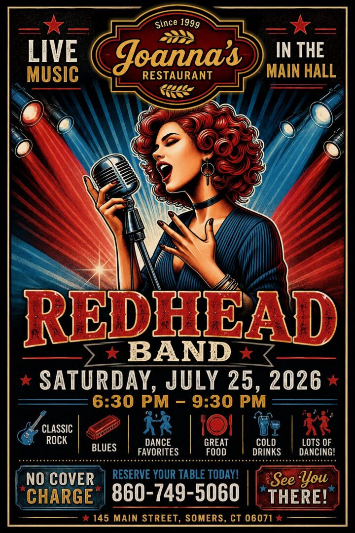 Redhead Live Joanna's Restaurant
